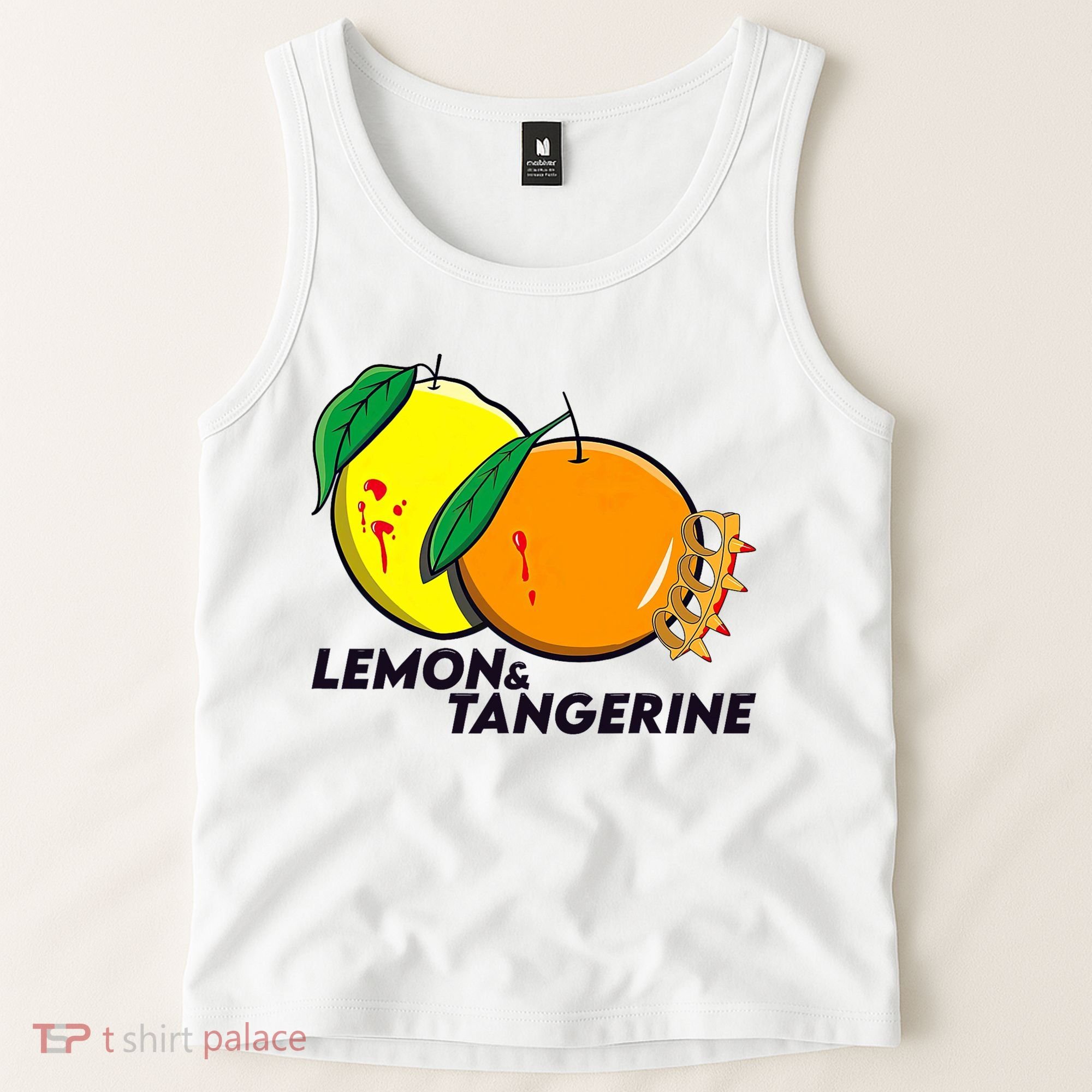 Lemon And Tangerine Bullet Train Tank Top