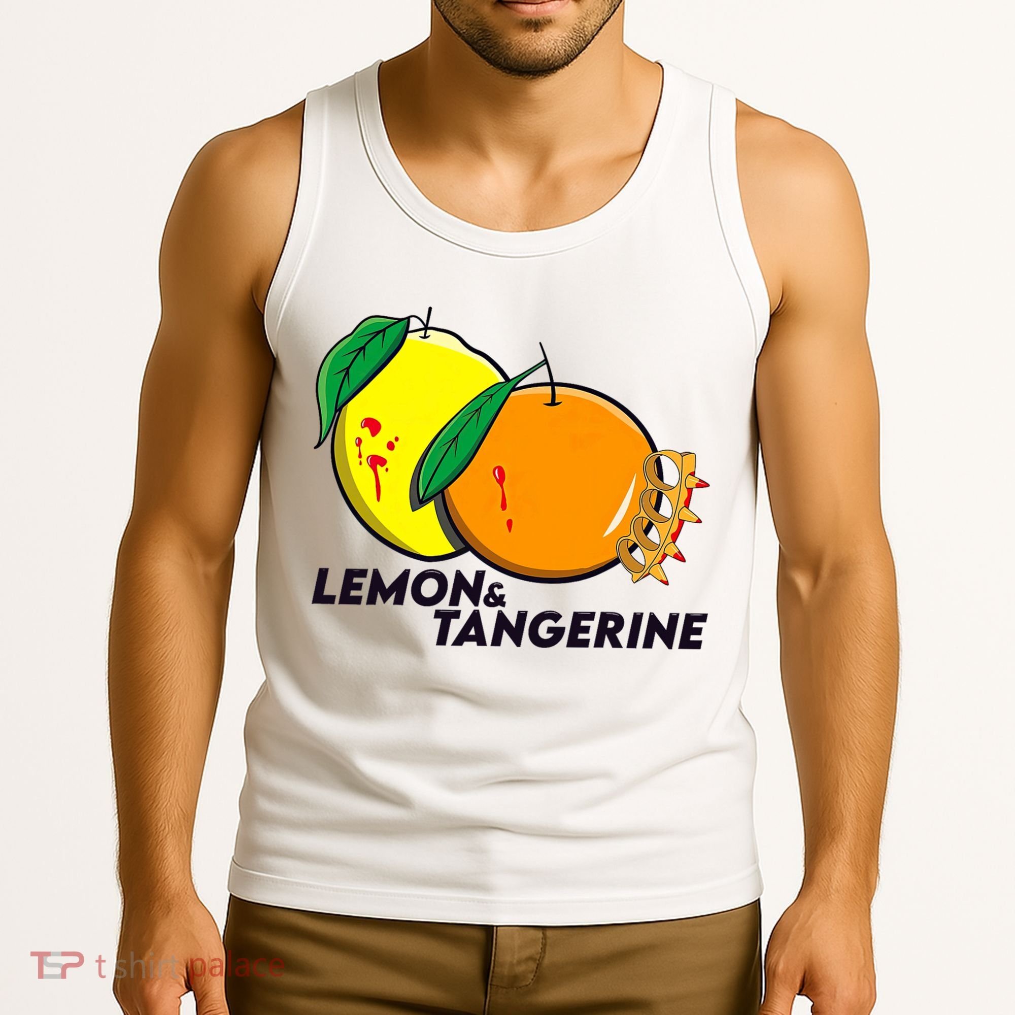 Lemon And Tangerine Bullet Train Tank Top