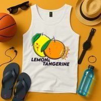 Lemon And Tangerine Bullet Train Tank Top thumb 4