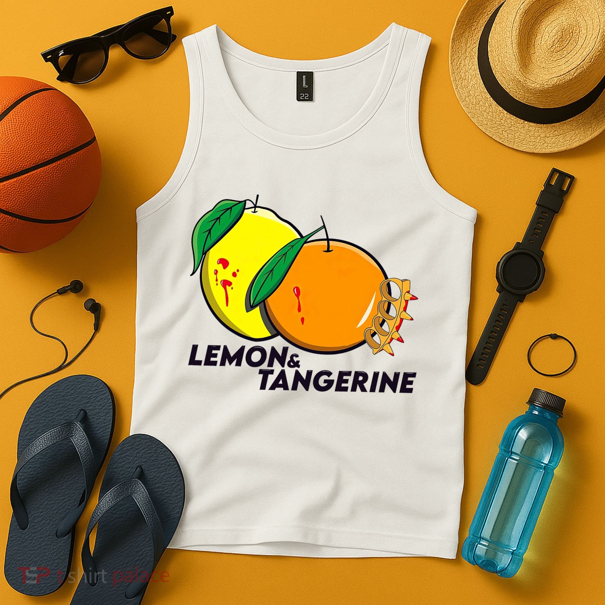 Lemon And Tangerine Bullet Train Tank Top