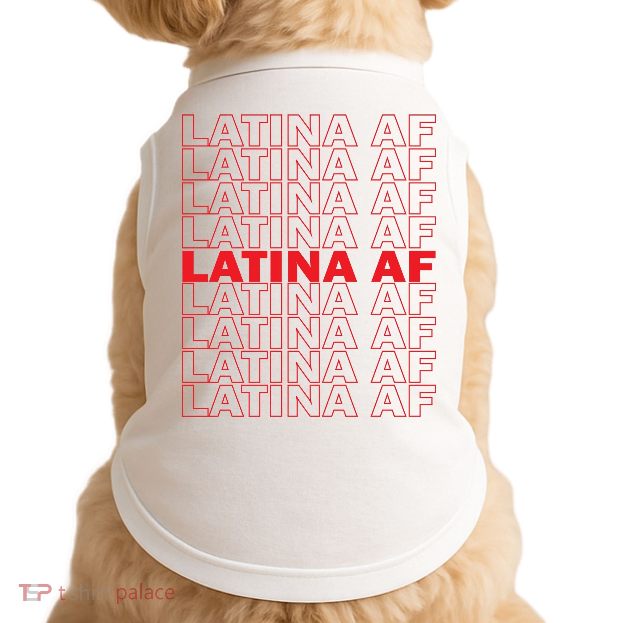 Latina Af Spanish Pride Doggie Tank