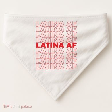 Latina Af Spanish Pride USA-Made Doggie Bandana