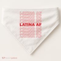Latina Af Spanish Pride USA-Made Doggie Bandana thumb 0