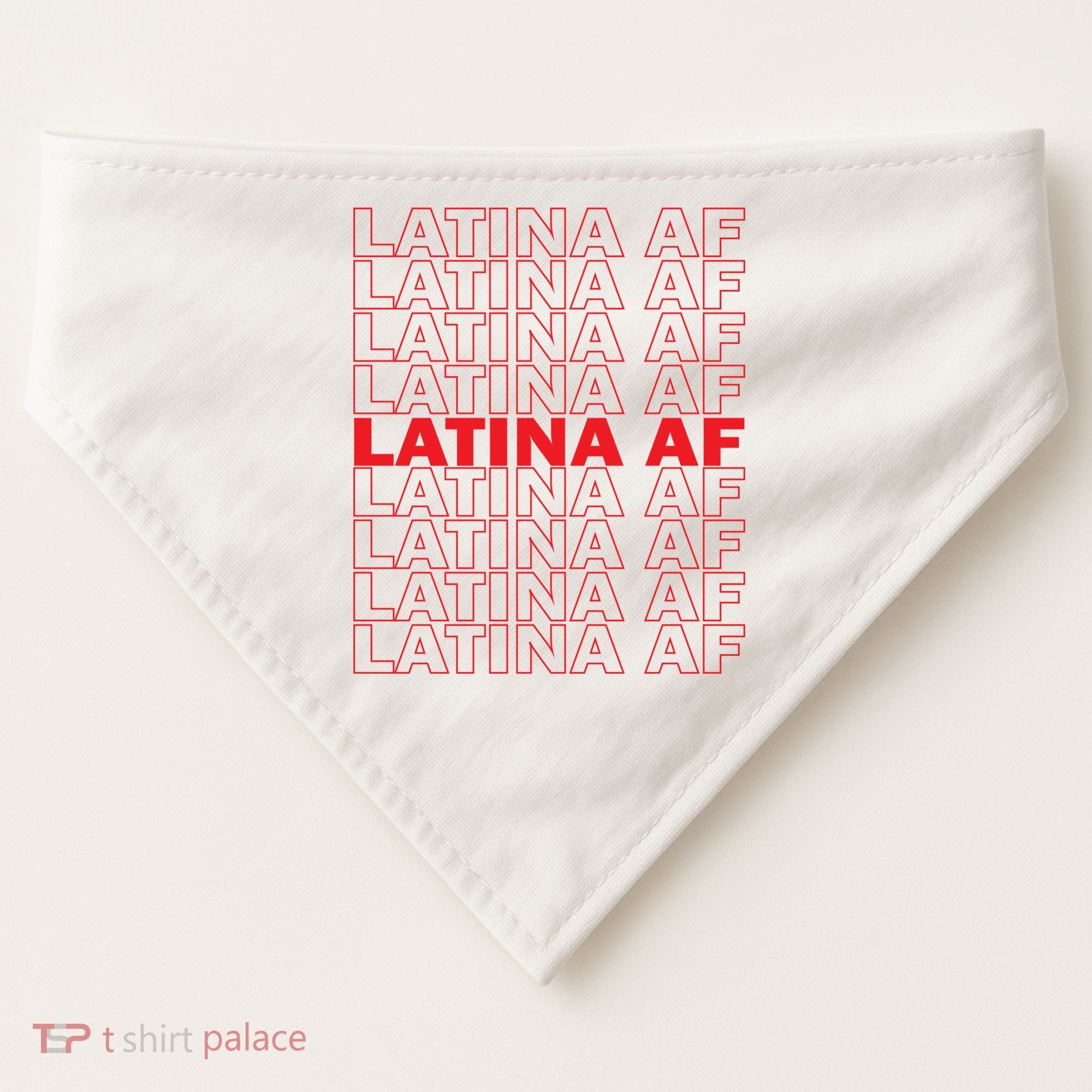 Latina Af Spanish Pride USA-Made Doggie Bandana