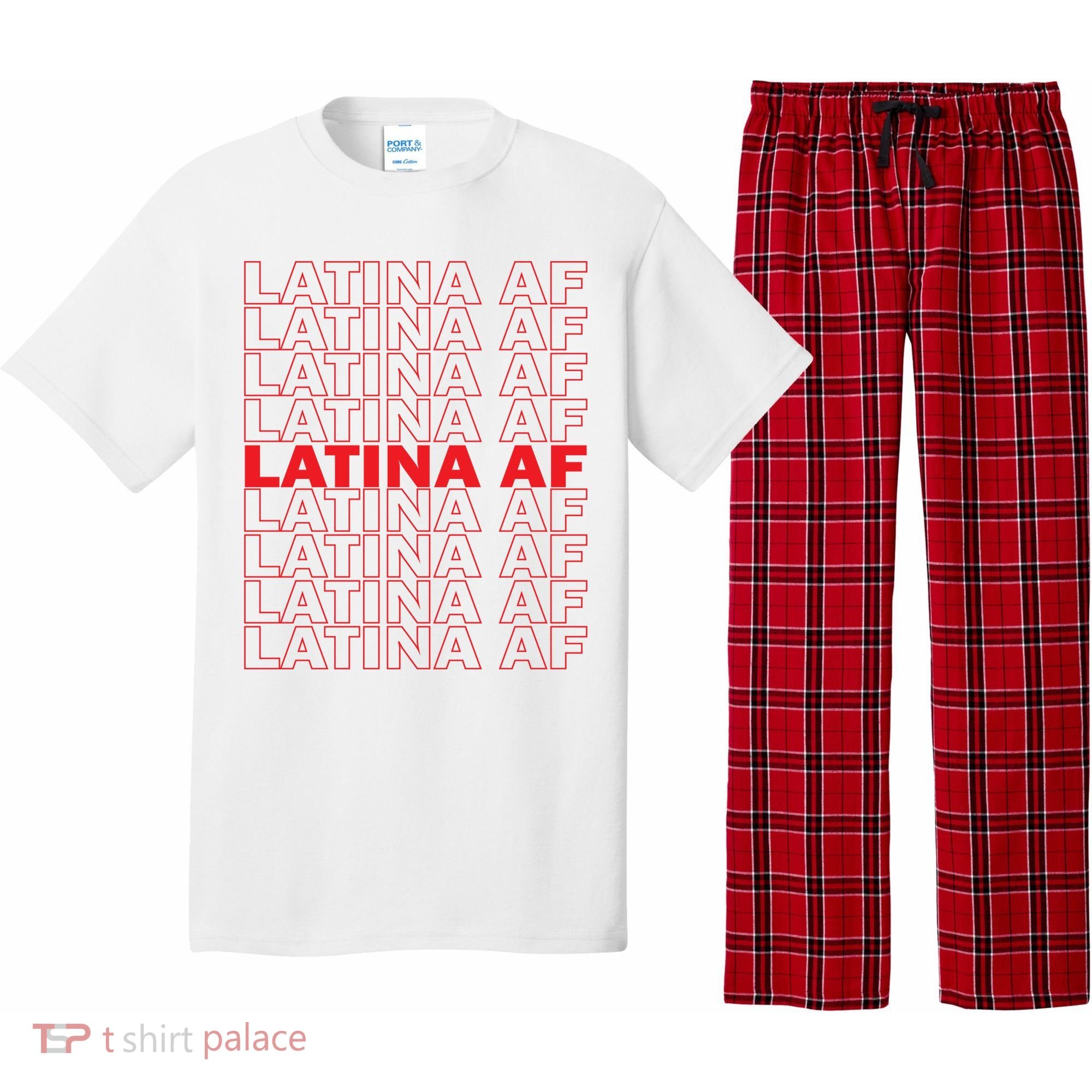 Latina Af Spanish Pride Pajama Set