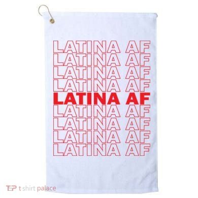 Latina Af Spanish Pride Golf Towel