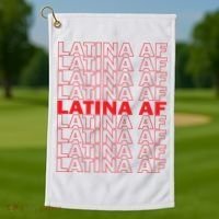 Latina Af Spanish Pride Golf Towel thumb 1