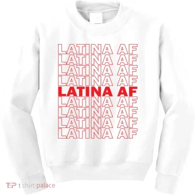 Latina Af Spanish Pride Kids Sweatshirt