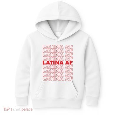 Latina Af Spanish Pride Kids Hoodie