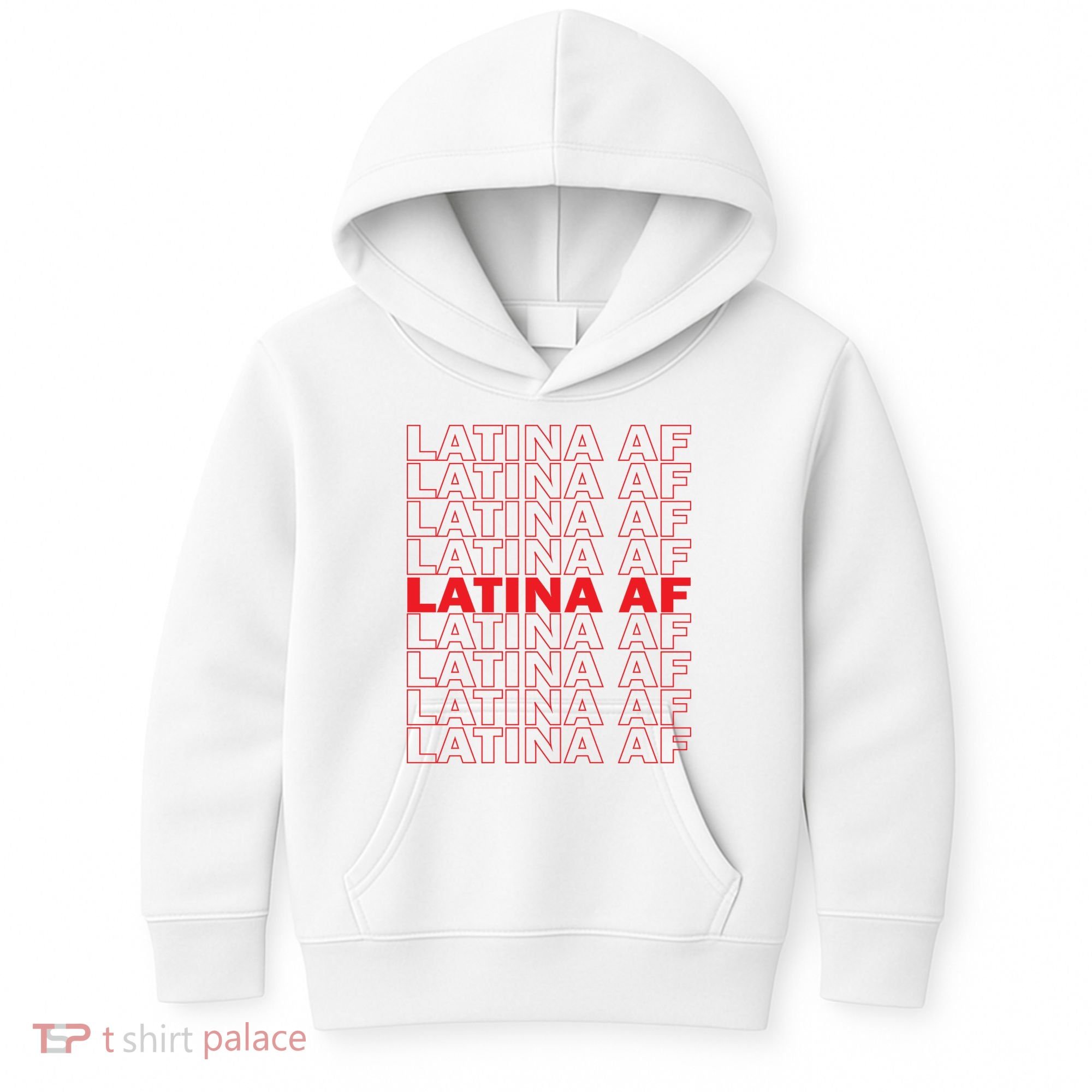 Latina Af Spanish Pride Kids Hoodie
