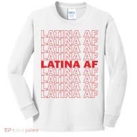 Latina Af Spanish Pride Kids Long Sleeve Shirt thumb 0
