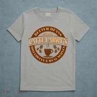 Latte Larry's Better Beans Hot Coffee & Real Scones Emblem T-Shirt thumb 5