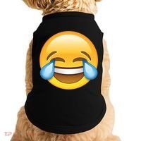 Laughing out Loud Emoticon Emoji Smiley Crying Doggie Tank thumb 0