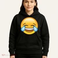 Laughing out Loud Emoticon Emoji Smiley Crying Hoodie thumb 5