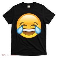 Laughing out Loud Emoticon Emoji Smiley Crying T-Shirt thumb 0
