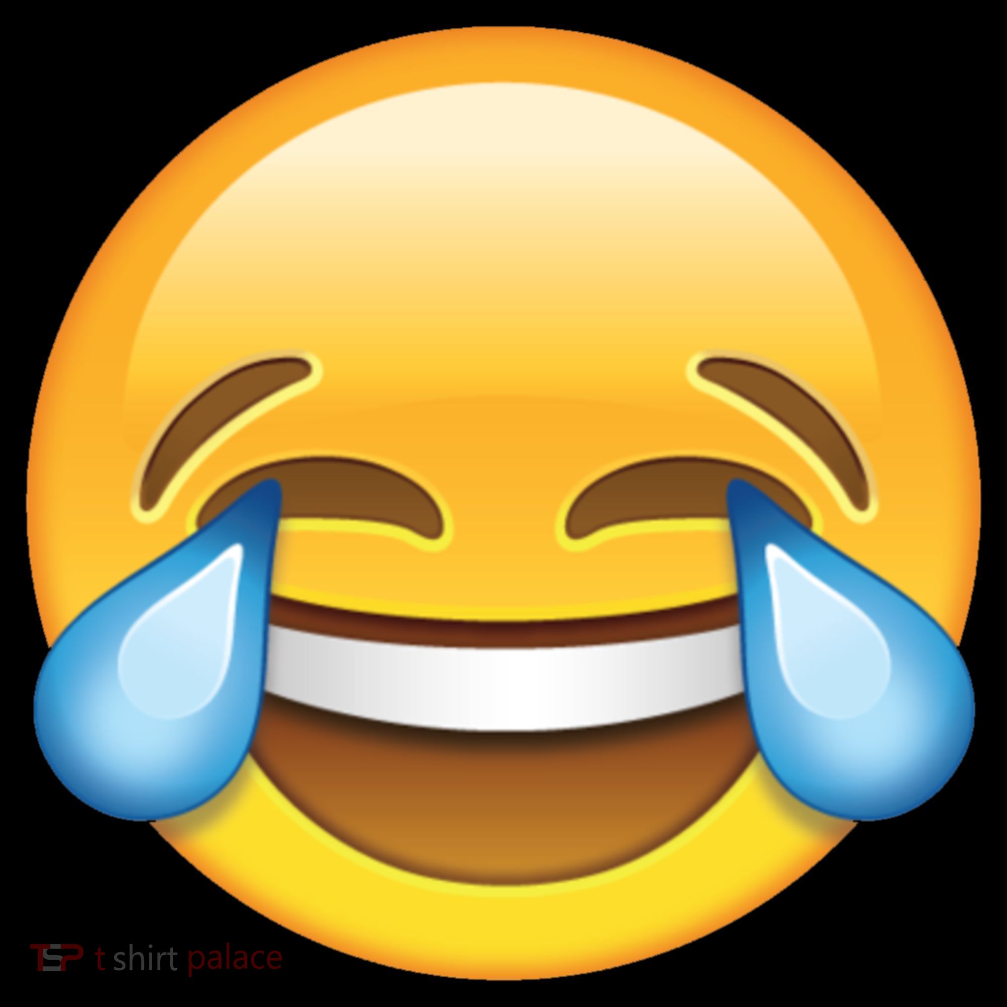 Laughing out Loud Emoticon Emoji Smiley Crying T-Shirt