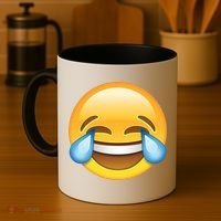 Laughing out Loud Emoticon Emoji Smiley Crying Coffee Mug thumb 4