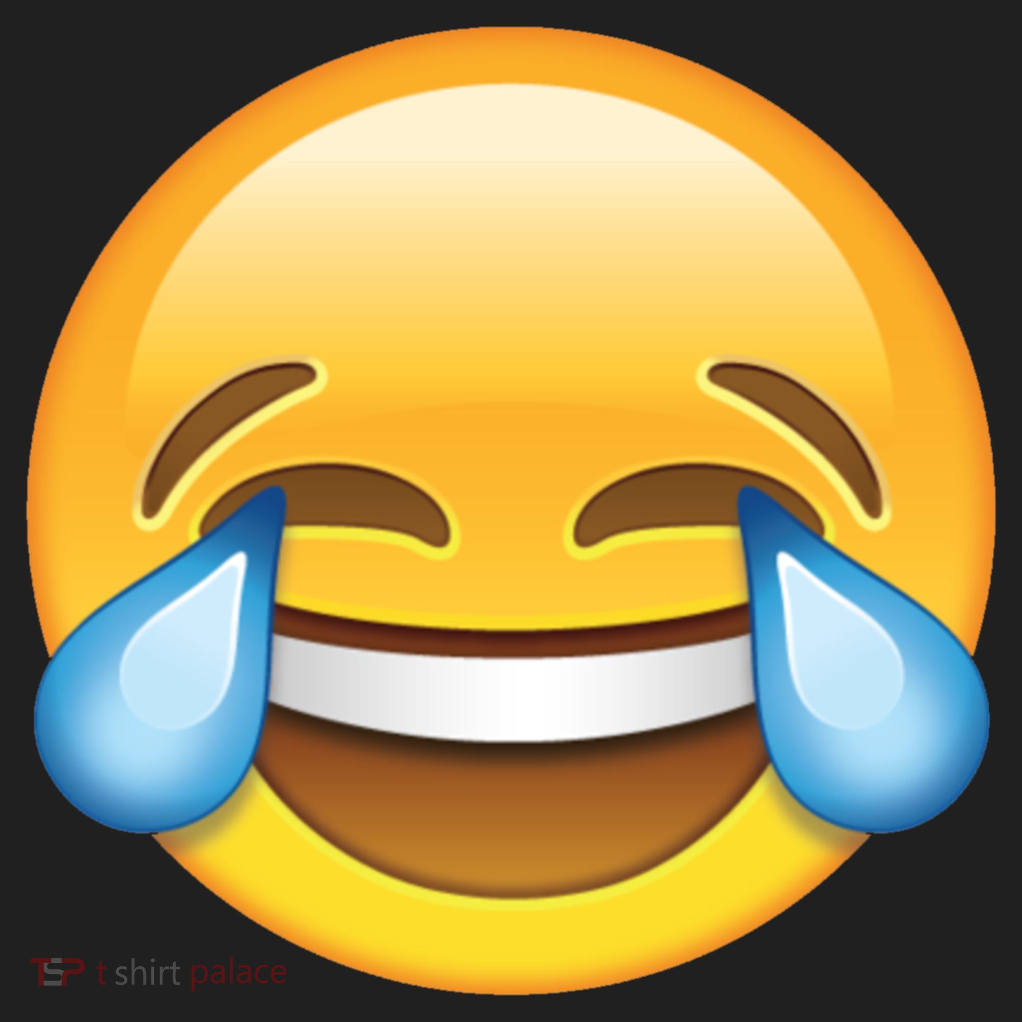 Laughing out Loud Emoticon Emoji Smiley Crying Beanie