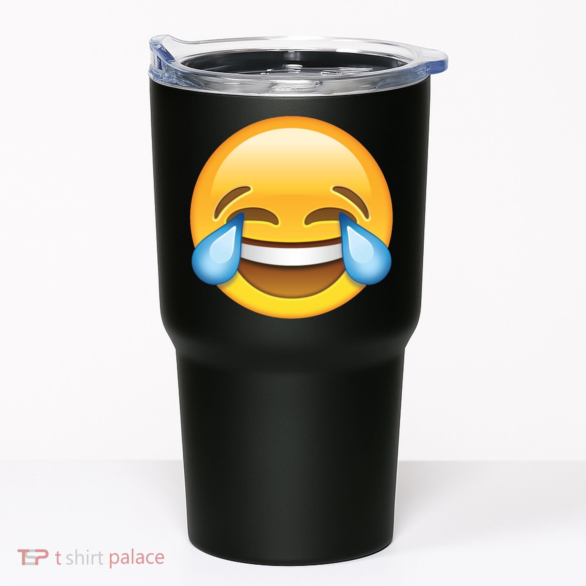 Laughing out Loud Emoticon Emoji Smiley Crying Tumbler