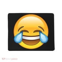 Laughing out Loud Emoticon Emoji Smiley Crying Mousepad thumb 0