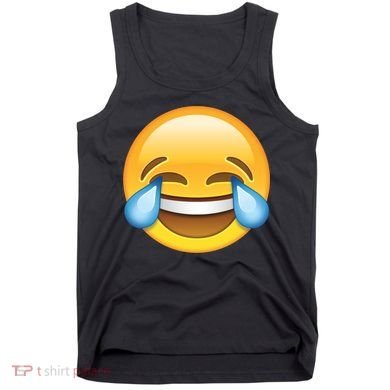 Laughing out Loud Emoticon Emoji Smiley Crying Tank Top