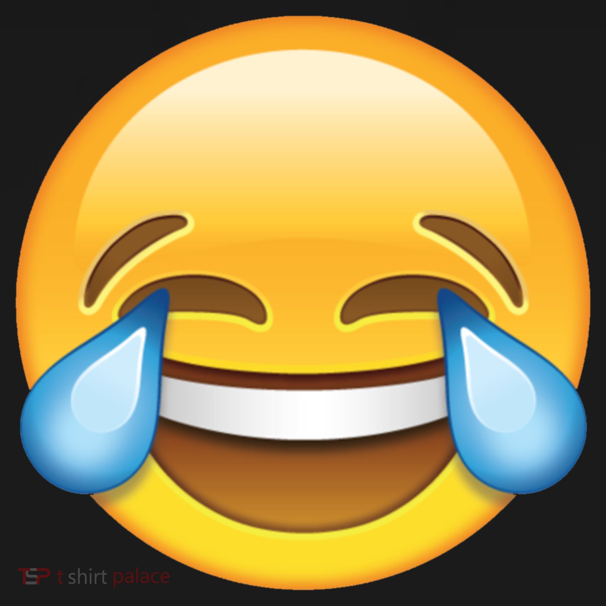 Laughing out Loud Emoticon Emoji Smiley Crying Toddler T-Shirt