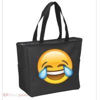 Laughing out Loud Emoticon Emoji Smiley Crying Tote Bag thumb 2