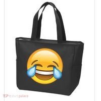 Laughing out Loud Emoticon Emoji Smiley Crying Tote Bag thumb 3