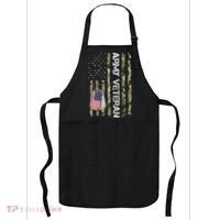Love ARMY Veteran American Flag TShirt Apron thumb 0
