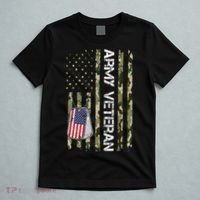 Love ARMY Veteran American Flag TShirt T-Shirt thumb 5