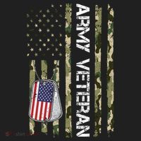 Love ARMY Veteran American Flag TShirt Beanie thumb 2