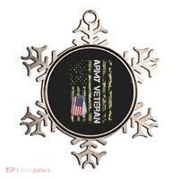 Love ARMY Veteran American Flag TShirt Ornament thumb 0
