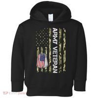 Love ARMY Veteran American Flag TShirt Toddler Hoodie thumb 0