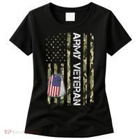 Love ARMY Veteran American Flag TShirt Women's T-Shirt thumb 0