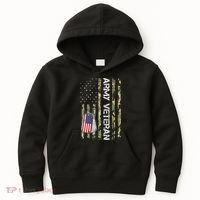 Love ARMY Veteran American Flag TShirt Kids Hoodie thumb 0