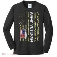 Love ARMY Veteran American Flag TShirt Kids Long Sleeve Shirt thumb 0