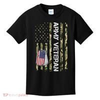 Love ARMY Veteran American Flag TShirt Kids T-Shirt thumb 0