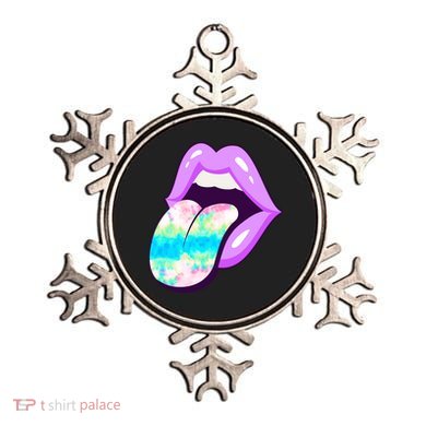 Lavender Lips Ornament