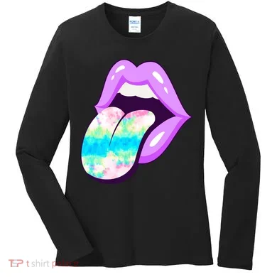 Lavender Lips Women's Long Sleeve Shirt