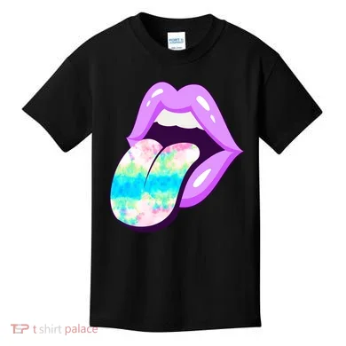 Lavender Lips Kids T-Shirt