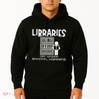 Libraries Are Where Shhhhh Happens Hoodie thumb 2