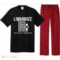 Libraries Are Where Shhhhh Happens Pajama Set thumb 0