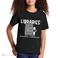 Libraries Are Where Shhhhh Happens Kids T-Shirt thumb 2