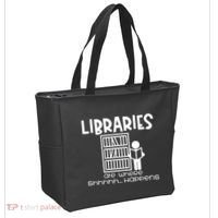 Libraries Are Where Shhhhh Happens Tote Bag thumb 2
