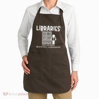 Libraries Are Where Shhhhh Happens Apron thumb 2