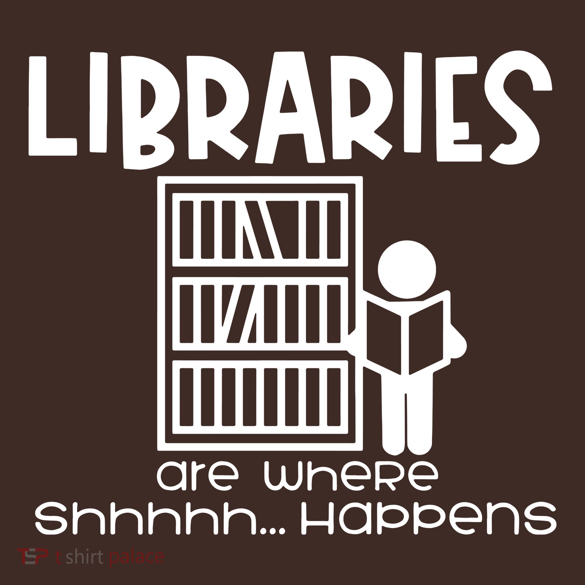 Libraries Are Where Shhhhh Happens Coaster