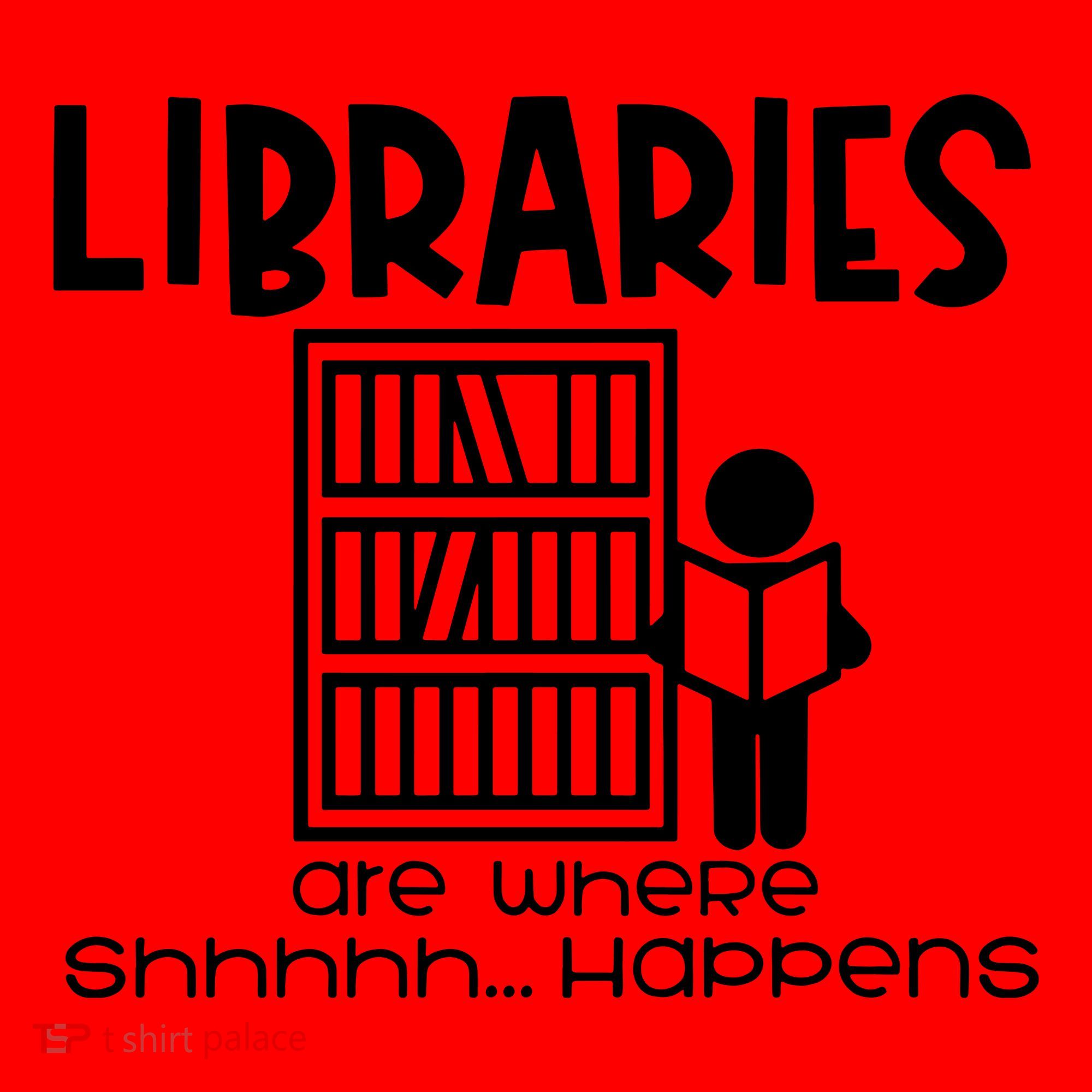 Libraries Are Where Shhhhh Happens Santa Hat
