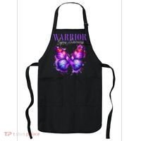 Lupus Awareness Warrior Survivor Purple Butterflies Apron thumb 0
