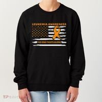 Leukemia Awareness We Fight Cancer Together Cure Leukemia Women's Sweatshirt thumb 0