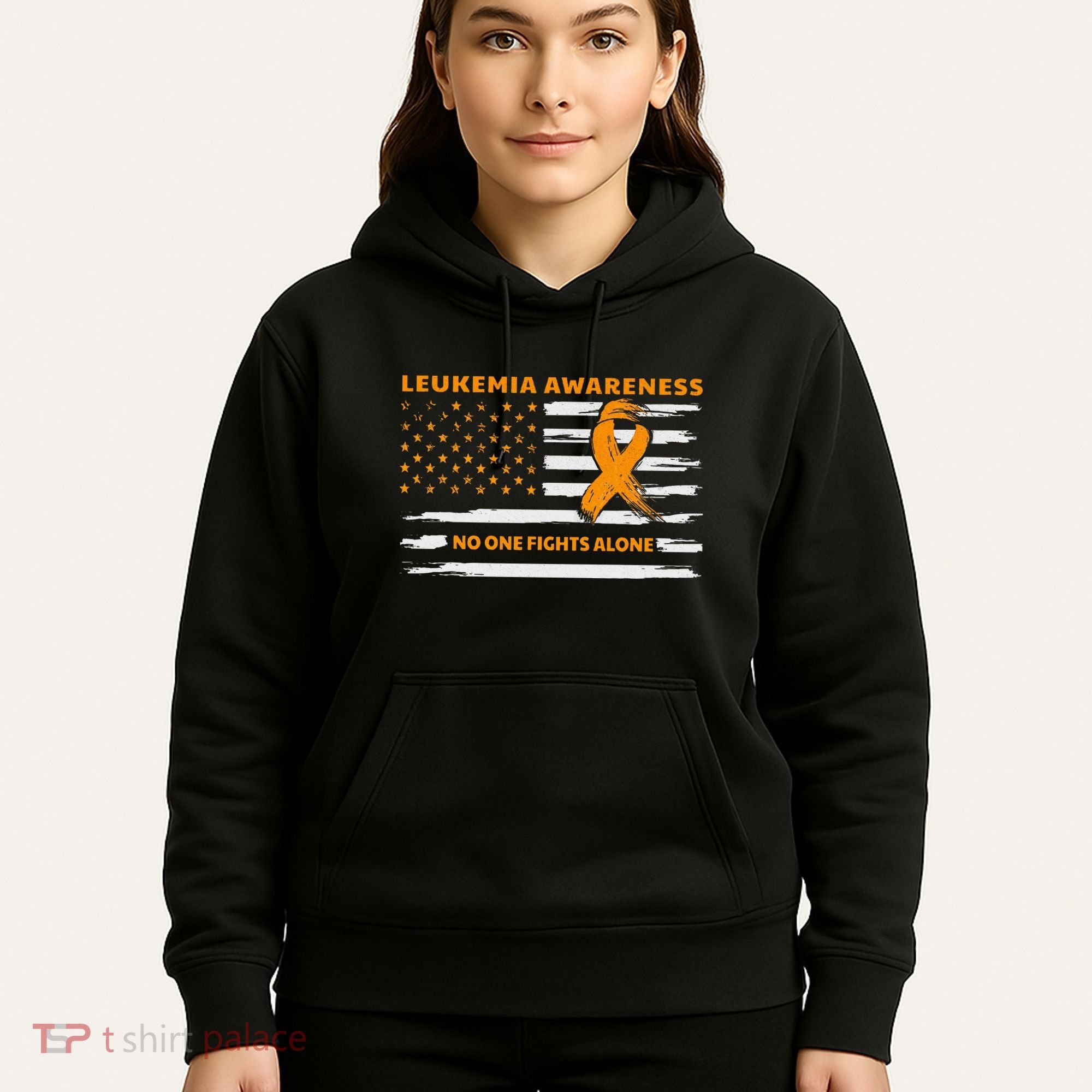 Leukemia Awareness We Fight Cancer Together Cure Leukemia Hoodie